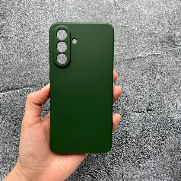 Чохол для Samsung Galaxy A56 із захистом камери софт-тач зелений