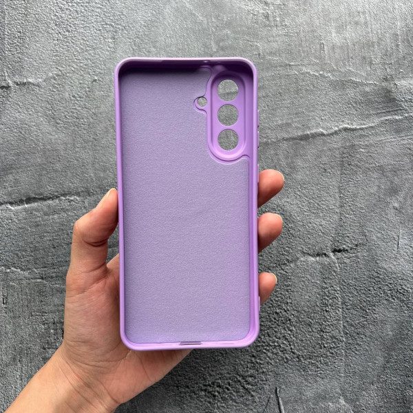 Чехол для Samsung Galaxy A56 с защитой камеры софт-тач лавандовый