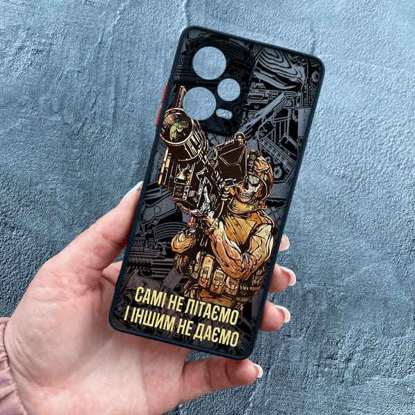Чохол для Xiaomi Redmi Note 12 Pro 5G захистом камери Військовий Стінгер