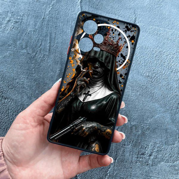 Чохол для Xiaomi Redmi Note 12 Pro Plus 5G з захистом камери Чорна королева