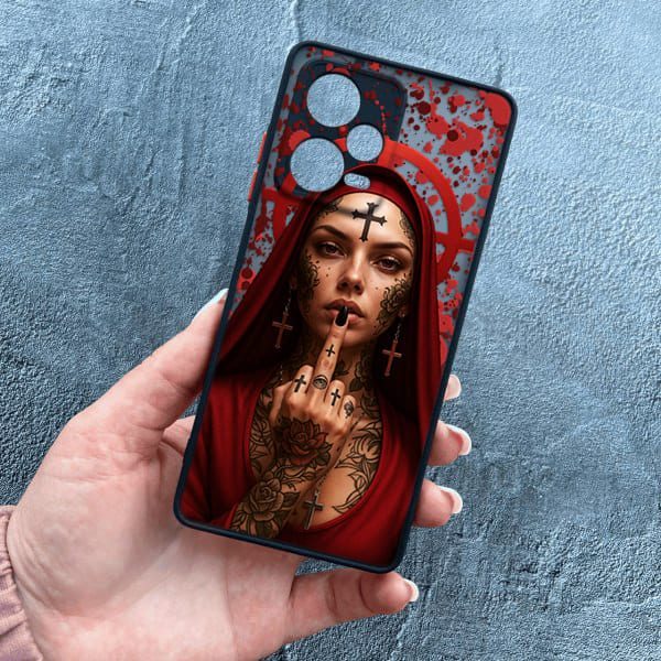 Чохол для Xiaomi Redmi Note 12 Pro Plus 5G з захистом камери Монашка бунтарка