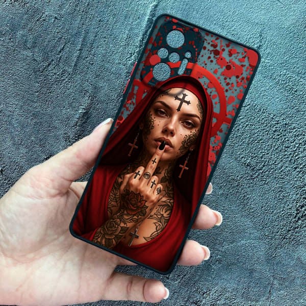 Чохол для Xiaomi Redmi Note 10 Pro з захистом камери Монашка бунтарка
