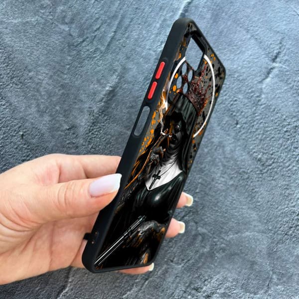 Чохол для Xiaomi Redmi Note 11 Pro / Redmi Note 12 Pro 4G з захистом камери Чорна королева