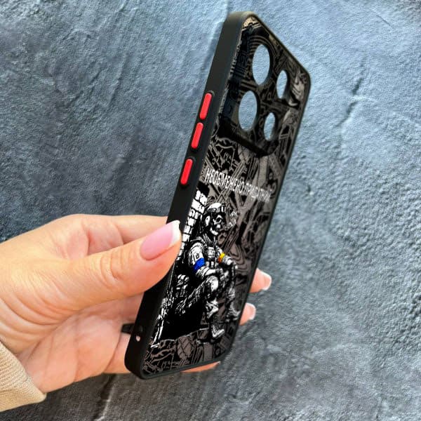 Чохол для Xiaomi Redmi Note 13 Pro 5G / Xiaomi Poco X6 5G з захистом камери Військовий Необмежено Придатний