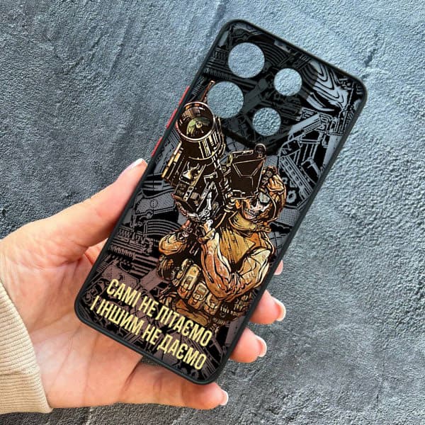 Чохол для Xiaomi Redmi Note 13 Pro 5G / Xiaomi Poco X6 5G з захистом камери Військовий Стінгер