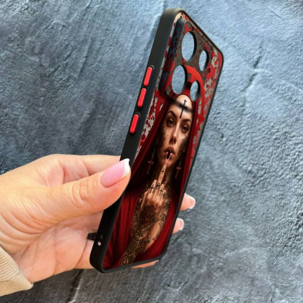 Чохол для Xiaomi Redmi Note 13 Pro 5G / Xiaomi Poco X6 5G з захистом камери Монашка бунтарка