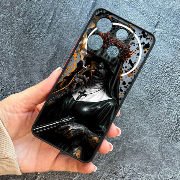 Чохол для Xiaomi Redmi Note 13 Pro 5G / Xiaomi Poco X6 5G з захистом камери Чорна королева