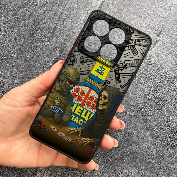 Чехол для Xiaomi 14T с защитой камеры военный игра со смертью