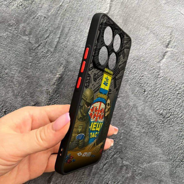 Чехол для Xiaomi 14T Pro с защитой камеры военный игра со смертью