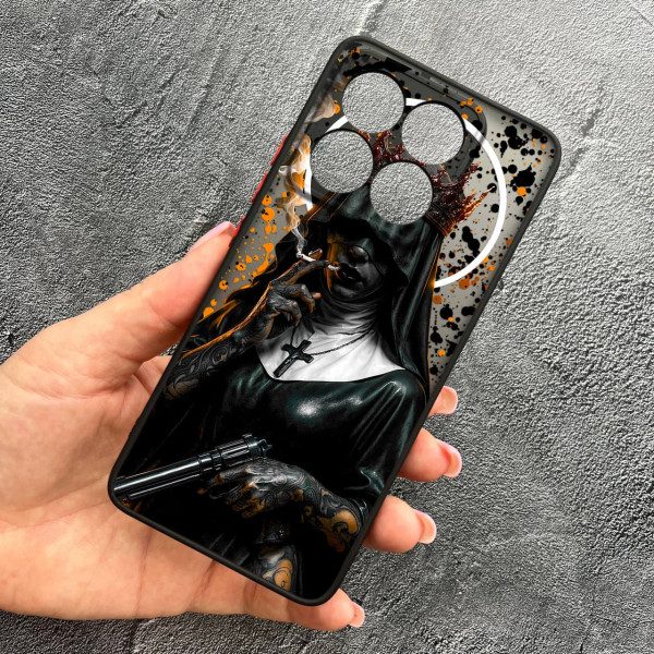 Чехол для Xiaomi 14T Pro с защитой камеры Черная королева