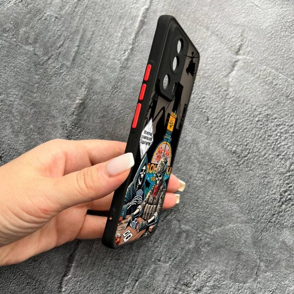 Чехол для Xiaomi 13 Lite с защитой камеры боевой азарт