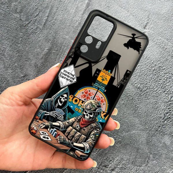 Чехол для Xiaomi 12T / Xiaomi 12T Pro  с защитой камеры боевой азарт