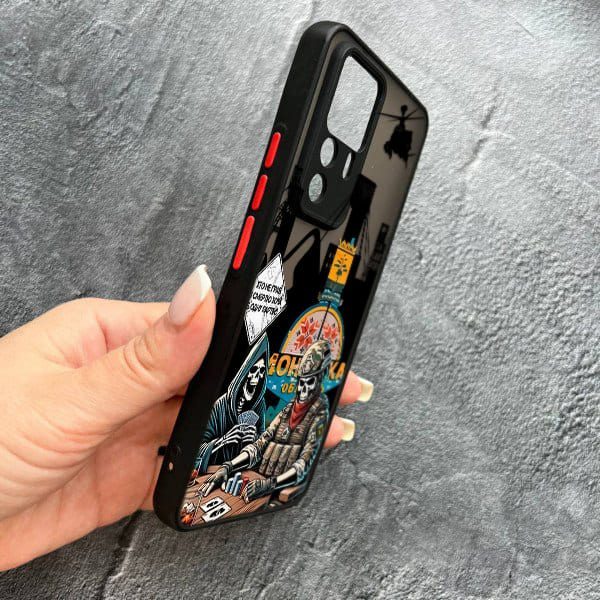 Чехол для Xiaomi 12T / Xiaomi 12T Pro  с защитой камеры боевой азарт