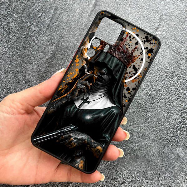 Чехол для Xiaomi 12T / Xiaomi 12T Pro с защитой камеры Черная королева