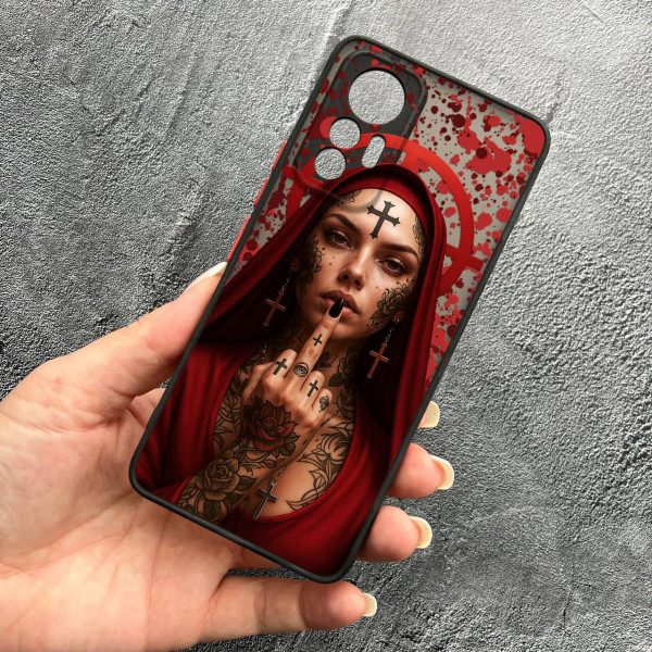 Чехол для Xiaomi 12 Lite с защитой камеры Монашка бунтарка