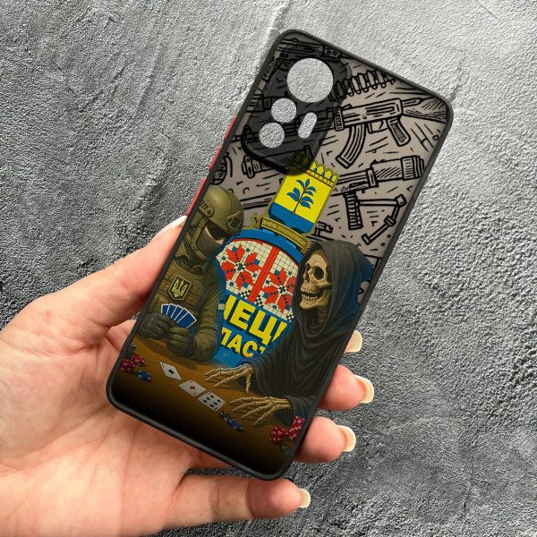Чехол для Xiaomi 12 Lite с защитой камеры военный игра со смертью