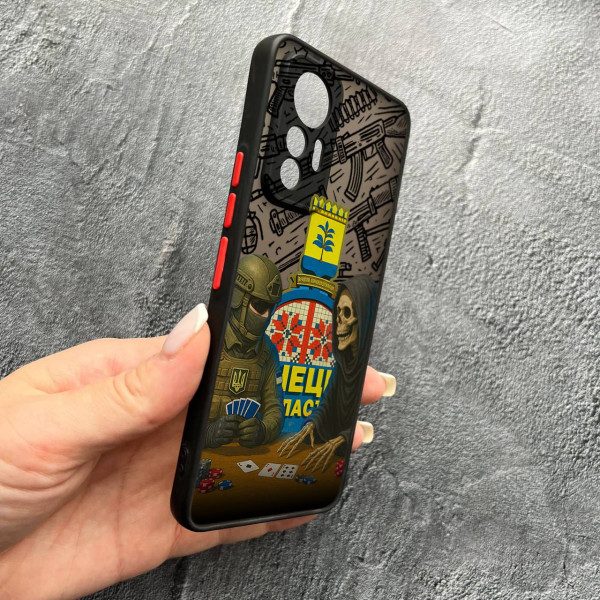 Чехол для Xiaomi 12 Lite с защитой камеры военный игра со смертью