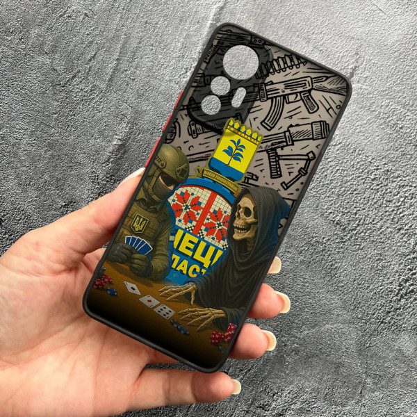 Чехол для Xiaomi 12 Lite с защитой камеры военный игра со смертью