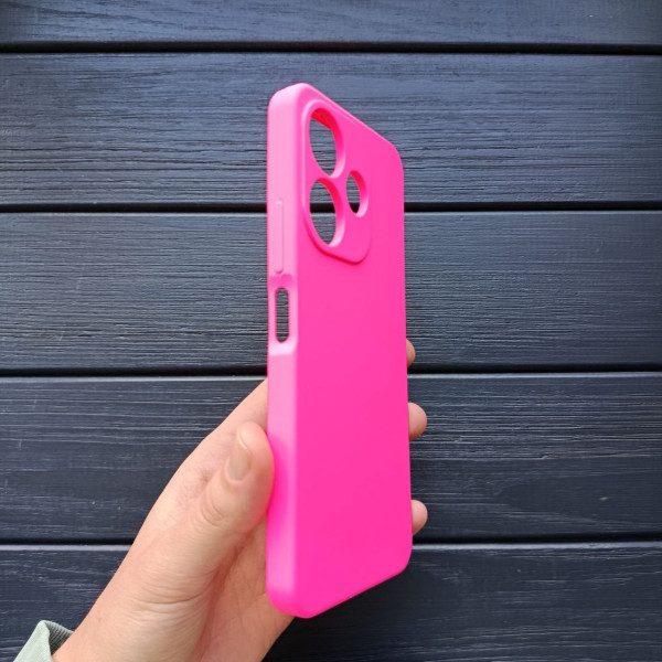Чехол для Xiaomi Redmi 13 4G / Poco M6 4G с защитой камеры софт-тач барби