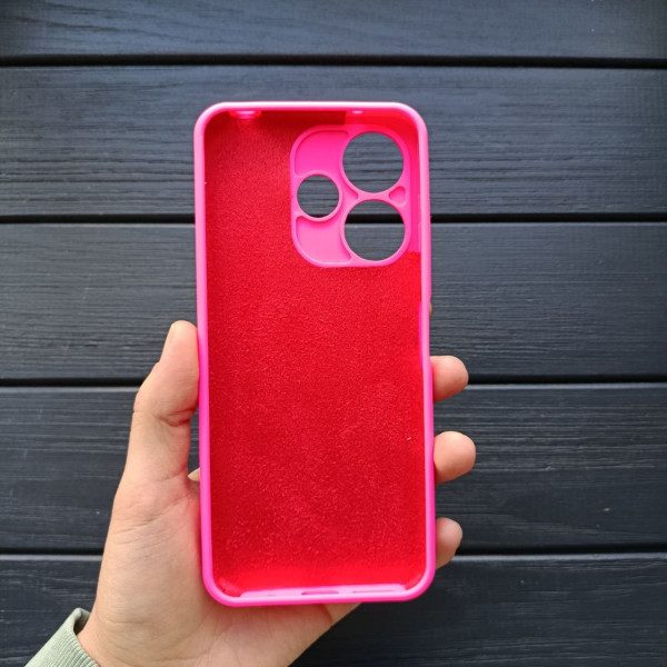 Чехол для Xiaomi Redmi 13 4G / Poco M6 4G с защитой камеры софт-тач барби