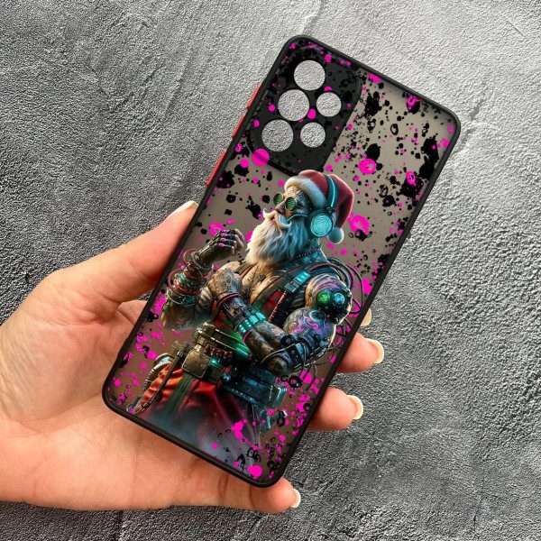 Чохол для Samsung Galaxy A23 з захистом камери Санта Кіберпанк