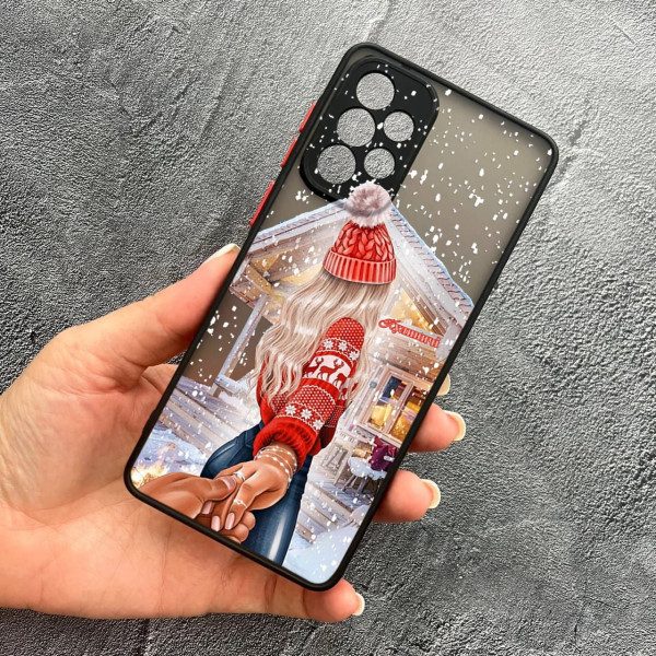 Чохол для Samsung Galaxy A32 (A326B) 5G з захистом камери новорічна казка