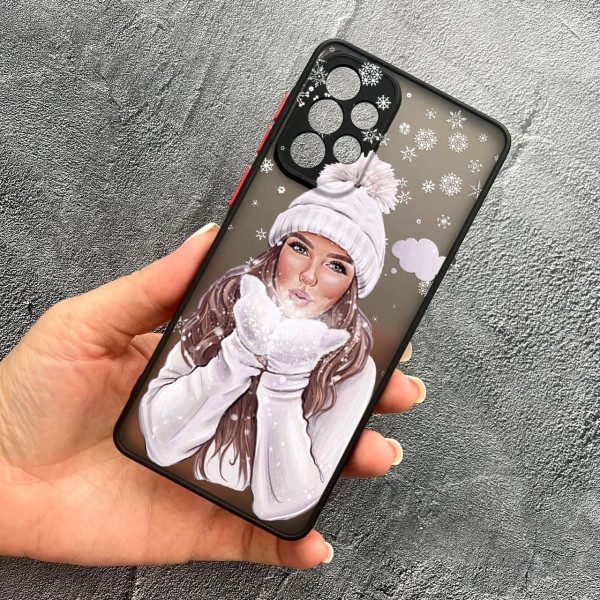 Чехол для Samsung Galaxy A52 4G / A52 5G с защитой камеры зимнее дыхание