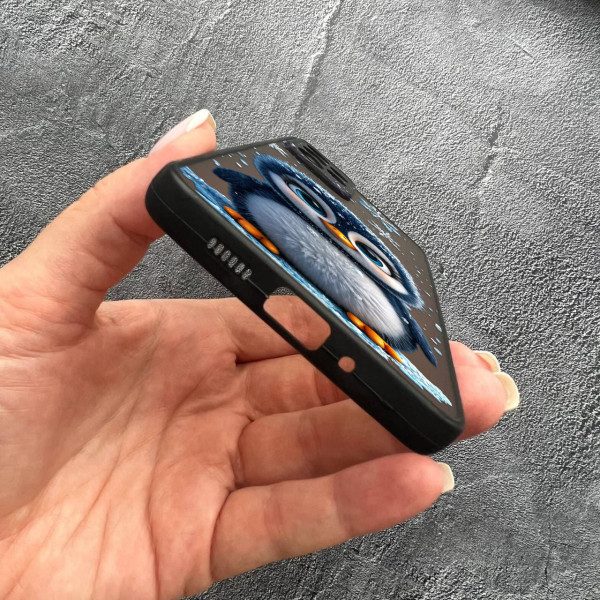 Чехол для Samsung Galaxy A52 4G / A52 5G с защитой камеры милый пингвин