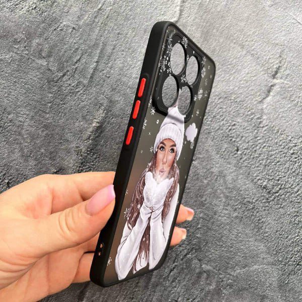 Чохол для Xiaomi 14T Pro з захистом камери новорічний зимовий подих