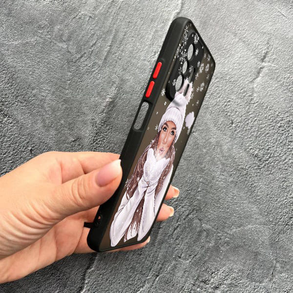 Чехол для Xiaomi 11T / 11T Pro с защитой камеры новогодний зимнее дыхание