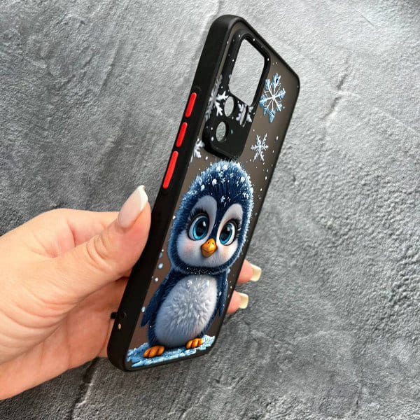 Чохол для Xiaomi 12T / Xiaomi 12T Pro з захистом камери новорічний милий пінгвін