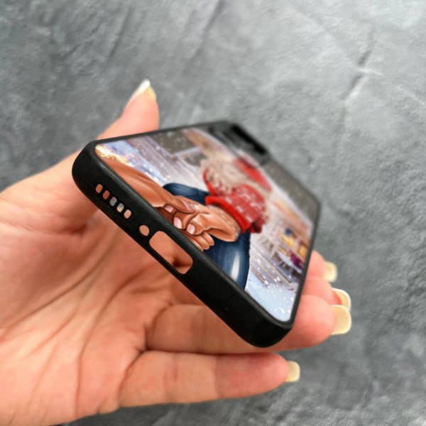 Чехол для Xiaomi 12T / Xiaomi 12T Pro с защитой камеры новогодняя сказка