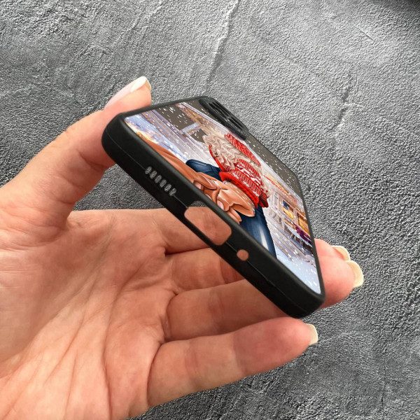 Чехол для Samsung Galaxy A72 4G / A72 5G с защитой камеры новогодняя сказка