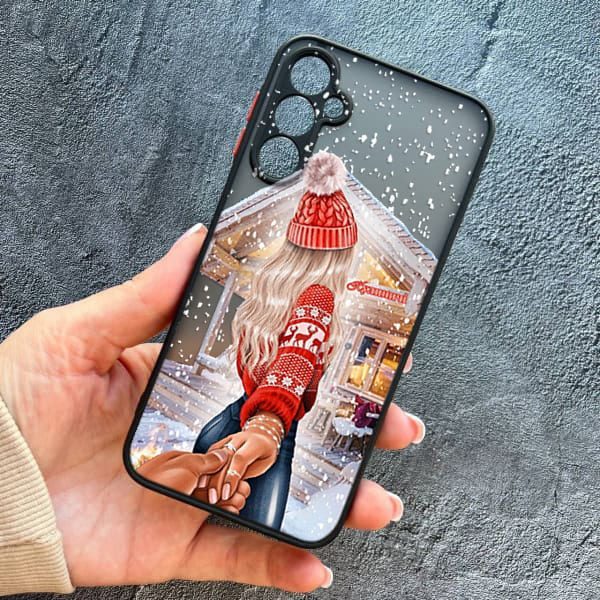 Чохол для Samsung Galaxy A14 з захистом камери новорічна казка
