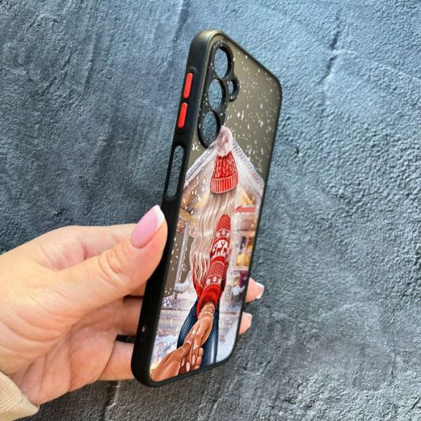 Чохол для Samsung Galaxy A05s з захистом камери новорічна казка