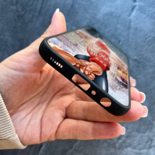 Чехол для Samsung Galaxy A05s с защитой камеры новогодняя сказка