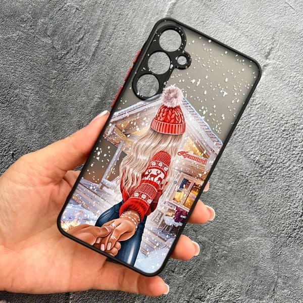 Чохол для Samsung Galaxy S24 Plus з захистом камери новорічна казка