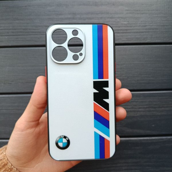 Чехол для iPhone 13 Pro с защитой камеры Стиль Драйва BMW с лаком покрытием