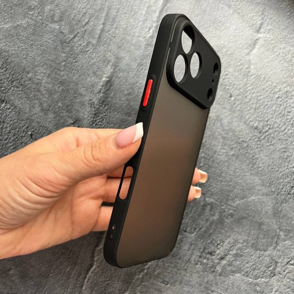 Чехол для iPhone 17 Pro Max матовый пластик без дизайна