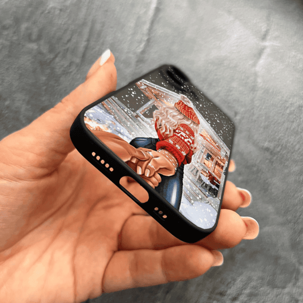 Чехол для iPhone 17 с защитой камеры новогодняя сказка