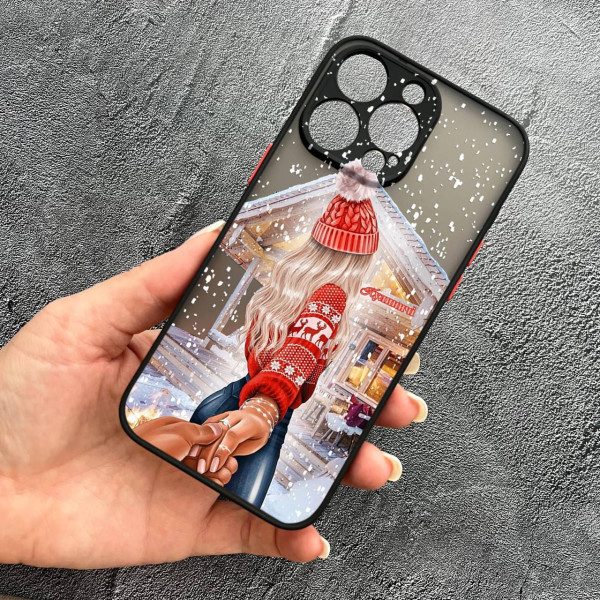 Чохол для iPhone 12 Pro з захистом камери новорічна казка
