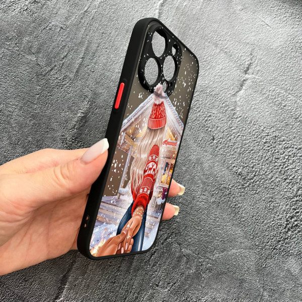 Чохол для iPhone 13 Pro з захистом камери новорічна казка
