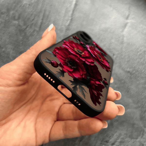 Чехол для iPhone 17 с защитой камеры с цветами герберы