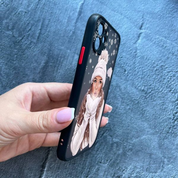Чохол для iPhone 12 з захистом камери новорічний зимовий подих