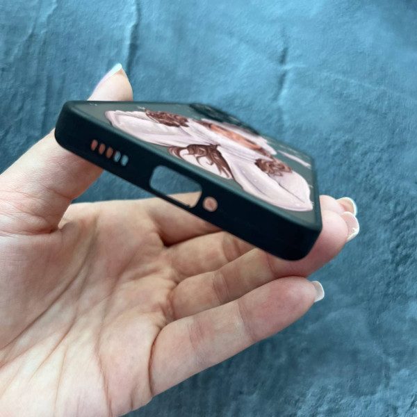 Чехол для Xiaomi Redmi Note 13 Pro 5G с защитой камеры новогодний зимнее дыхание