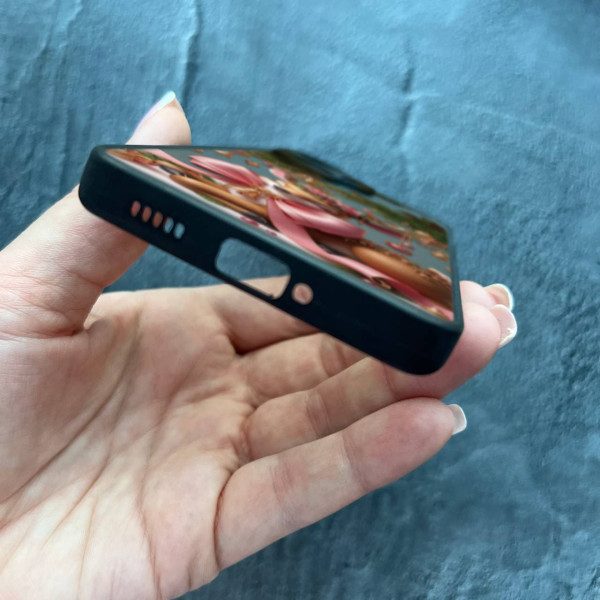Чехол для Xiaomi Redmi Note 13 Pro 5G с защитой камеры новогодний Рождественский олененок