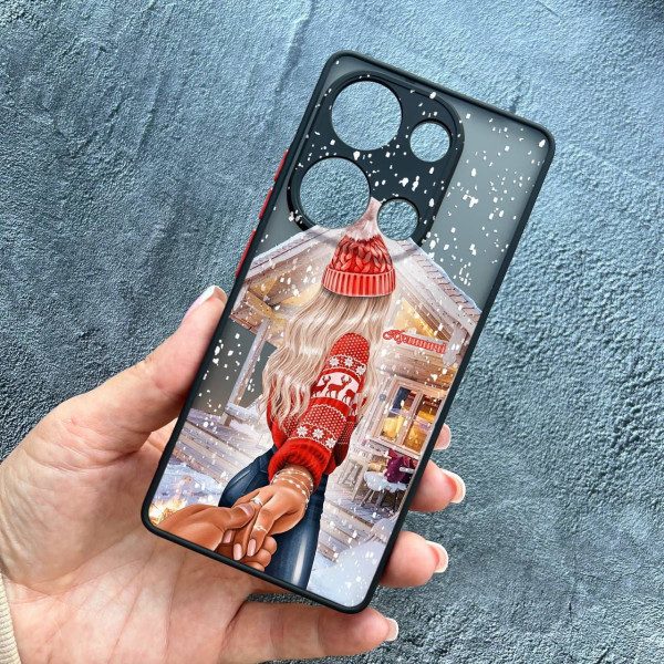 Чохол для Xiaomi Redmi Note 13 Pro 4G / Poco M6 Pro 4G / Xiaomi Redmi Note 14S  з захистом камери новорічна казка