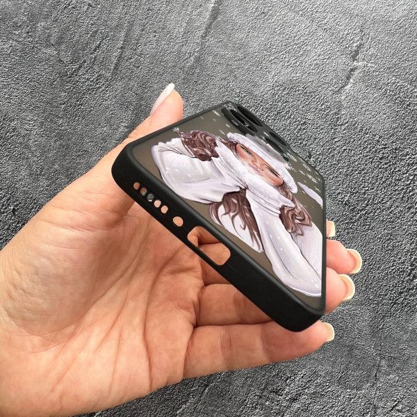 Чехол для Xiaomi Redmi Note 13 4G с защитой камеры новогодний зимнее дыхание