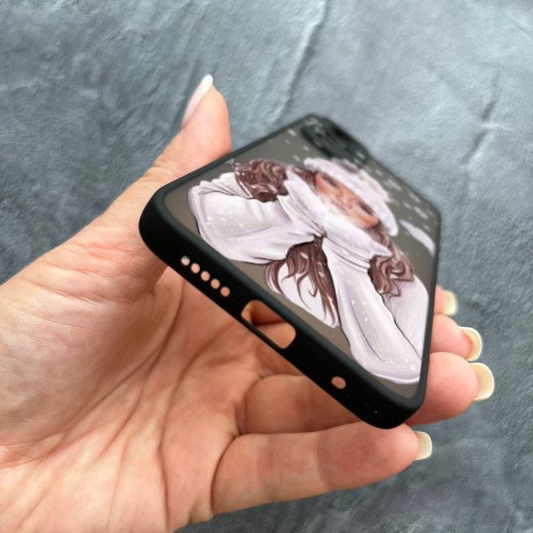 Чехол для Xiaomi Redmi Note 12S с защитой камеры новогодний зимнее дыхание