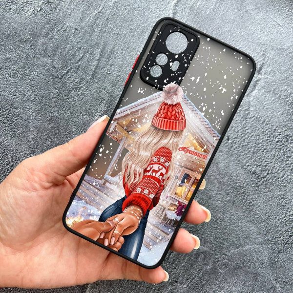 Чохол для Xiaomi Redmi Note 12S з захистом камери новорічна казка